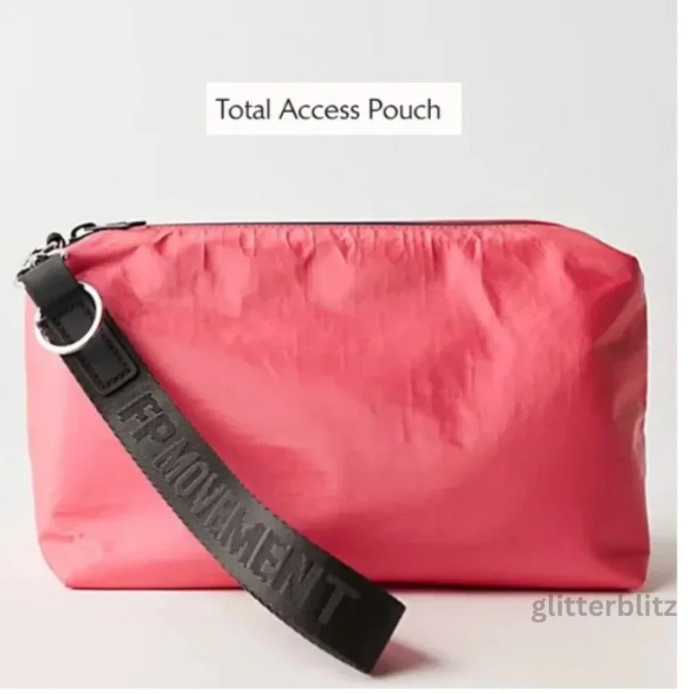 Free People Total Access Pouch 💖 Pink NWT - Picture 7 of 9